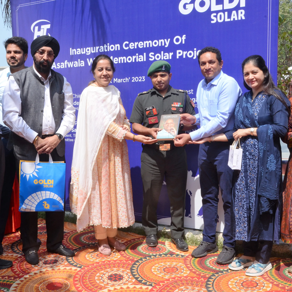 Goldi Solar Brings Solar Power to Historic Asafwala War Memorial in Fazilka, Punjab.