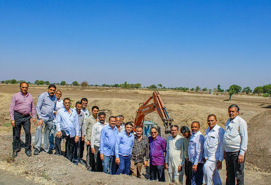 Food distribution and water harvesting project amidst severe drought